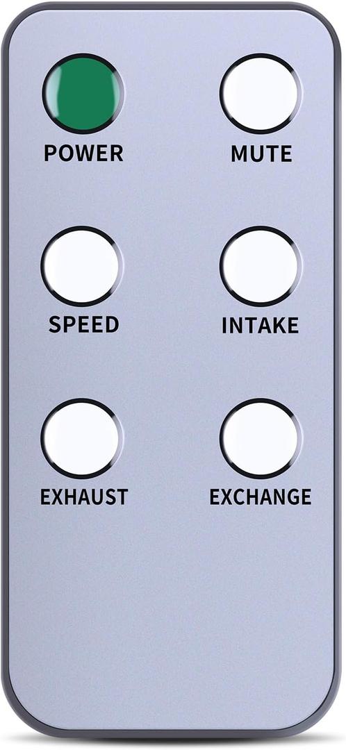 Replacement Remote Control for Holmes 32510394 Compatible with 9" Twin Digital Window Fan, White