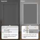 Joydeco 100% Blackout Roller Shades (Pro), 62" W x 96" H, White