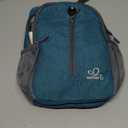 WATERFLY Crossbody Sling Backpack Sling Bag Travel Hiking Chest Bags Daypack (Teal blue) (Small)