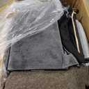 Signature Design by Ashley Tip-Off Power Recliner with Adjustable Headrest, Attached Cushions, Fabric Upholstery, USB Port, 52" W x 42" D x 45" H, Gray (Grey)