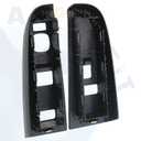 Window Control Switch Bezel Cover for Driver & Passenger Door Panel Compatible with Chevy Silverado, GMC Sierra 1500 2500 HD 3500 Door Switch Panel 2004-2007 89045124