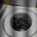 WUZUPS Chandelier Rustic Farmhouse Industrial Round Ceiling Pendant LED Light Fixture with Clear Glass Shades for Dining Room Kitchen Island Foyer Entryway, H 9.4" x W 10.6", E26 Base, Black