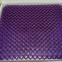 Purple Royal Seat Cushion, Portable 2 Inch Gel Seat Cushion, GelFlex Grid
Handles for Car, Office Chair, Stadium - Pressure-Reducing for Hard Seats, Temperature-Neutral, No-Slip - Made in USA