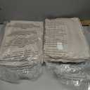 HYMOKEGE Beige Queen Comforter Set Seersucker 7 Pieces, All Season Luxury Bed in a Bag for Bedroom, Bedding Set with Comforters, Sheets, Pillowcases & Shams, Beige 