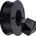Kingroon PA6 Nylon 3D Printer Filament 1.75mm, 1kg Black Filament, High Strength Filament for Engineering Parts, Dimensional Accuracy +/- 0.03mm