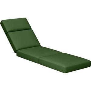 Chaise Lounge Cushions Outdoor, 72 x 21 x 4 Inch Lounge Chair Cushions for Outdoor Furniture - Waterproof Lounge Patio Replacement Cushion, 4In Fade-Resistant ThickPatio Chaise Lounge Cushion