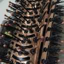 Automatic Dual Voltage Hair Dryer Brush with European Plug,Travel Hair Blow Dryer Brush with Travel Bag,Mini Hair Brush Blow Dryer for Women,Small Hot Air Brush for Kids