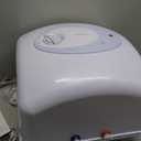 Electric Tank Water Heater-8 Gallon Under Sink Instant Hot Water for RV, Camper, Kitchen, Food Truck, 120V 1500W, Blue, Wall or Floor Mounted