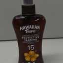 Hawaiian Tropic Protective Tanning Oil Spray Sunscreen SPF 15, 8oz | Tanning Sunscreen, Oxybenzone-Free, 8oz