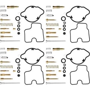 Anxingo 4 Pack Carburetor Rebuild kit Replacement for Honda CBR600F2 CBR 600 F2 1991-1994