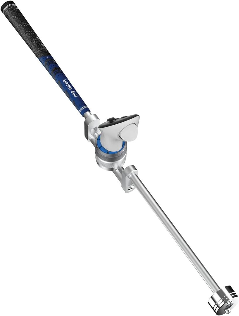 YEZRO 26 Golf Club Attachment for Meta Quest 3/3S - Adjustable Weighted Golf Club Handle Accessory Golf + Compatible with Right or Left Hand, Realistic Grip 90 Degree Keep Tracking(26 inch)