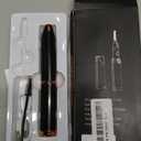 Heated Eyelash Curler, 2-in-1 Clip-Type Design, 3 Temperature Modes, USB Rechargeable Electric Eyelash Curler, Natural Curling, Brown Black EB