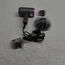 slopehill Professional Ionic Hair Dryer, Powerful 1800W Fast Drying Low Noise Blow Dryer with 2 Concentrator Nozzle 1 Diffuser Attachments for Home Salon Travel (Light Gray)