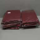 10 Pack Burgundy Tablecloths for 6ft Rectangle Tables 60 x 102 Inch - Polyester Table Cover Stain and Wrinkle Resistant Washable Fabric Table Clothes for Wedding Party Banquet Reception Restaurant
