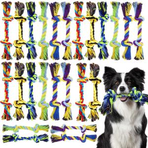 24 Pack Large Dog Rope Toys 10 Inch Chew Toys Bulk Natural Cotton Dog 2 Knot Dog Toy 2 Knots Chew Rope Toy Teething Rope Toys for Aggressive Chewers and Medium Dogs 24 Pack Large Dog Rope Toys 10 Inch Chew Toys Bulk Natural Cotton Dog 2 Knot Dog Toy 2 Knots Chew Rope Toy Teething Rope Toys for Aggressive Chewers and Medium Dogs