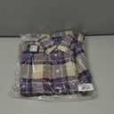 Joe's Jeans Mens Boucle Flannel Shirt (Medium, Grape Haze Plaid)
