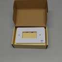 Akicon Light Switch Cover Plate with Motion-Activated LED Night Light, 1-Gang Wall Plate for Single-Pole Switches, 2/5 Minute Timer, Auto On/Off Sensor, White, 1 Pack