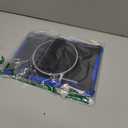 for 2023 Release Fire HD 10 Tablet Case 13th Generation with 360 Rotating Kickstand Hand Strap(No Screen Protector, for Kids)Dual Layer Impact Resistance Rugged Case,for 10in Sony Nokia iPhone (Blue-Black)