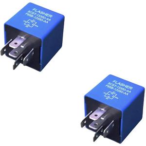 2 PCS LED Turn Signal Flasher Relay Fit for F150 F250 F350 1997 1998 1999 2000 2001 2002 2003 2004 2005 2006 2007 2008, 97 98 99 00 01 02 03 04 05 06 07 08