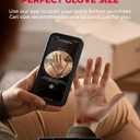 KEMIMOTO Safety Work Gloves for Men/ Women, Touchscreen Tactical Gloves with Foam Padding Protection, Breathable & Lightweight, for Mechanic, Gardening, Bike, Construction, Yard Work (Black-L)