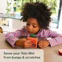 Yoto Mini Adventure Jacket in Fruit Punch (Orange) with Matching Wrist Lanyard Accessory for Kids Mini Audio Device, Anti-Slip Silicone Skin Cover, Fitted Protective Sleeve Case