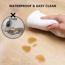 Clear Chair Mat, 3'5'Floor Mats for Home, Durable Non-Slip Hard Floor Protector, PVC Waterproof Floor Protetor for Kitchen, Bedroom, Pet Litter Mat