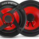 6.5" Car Coaxial Speakers, 800W Max Power, 200W RMS,4 Ohm, 6.5 Speakers with Glass Fiber Cone for Delivering Hi-Fi Sound, Ideal Audio Upgrade for New & Used Cars (Pair)