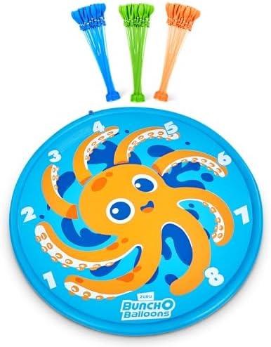 Original Bunch O Balloons Octopus Splash Pad with 100+ Rapid-Filling Self Sealing Water Balloons by ZURU, Water Balloon for The Whole Family, Kids, Teens and Adults, No Stress Summer and Outdoor Toy
