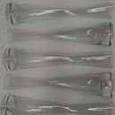 Hewory Glass Bud Vases for Centerpieces Set of 18, Handmade Modern Clear Small Skinny Decorative Single Flower Vase, Minimalist Slim Floral Vase for Home Wedding Party Events Table Decor, 9.64"