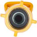 Melnor 65171AMZ Lever Flow Through Valve Connector Bundle, 1 Count (Pack of 1), Yellow, Black, Grey