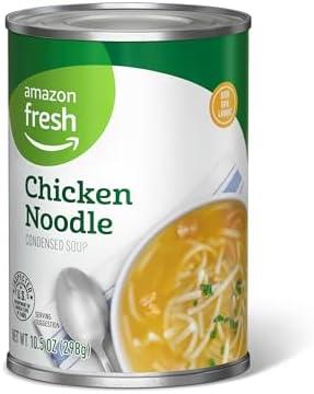 Amazon Fresh, Chicken Noodle, Condensed Soup, 10.5 Oz (Previously Happy Belly, Packaging May Vary)