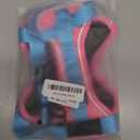 Demigreat Service Dog Harness, Reflective Dog Vest Harness with 5 PCS Patches, Adjustable Soft Oxford Pet Harness, Inner Layer Mesh, Easy to Control for Small Medium Large Dogs (Small (Pack of 1), Rose Blue)