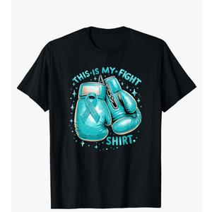 This Is My Fight Shirt Cervical Cancer Awareness T-Shirt, S