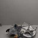 KKTONER PU Leather Modern Rolling Stool with Low Back Height Adjustable Work Salon Drafting Swivel Task Chair with Footrest (Black)