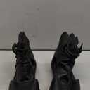 Women's High Top Leather Sandals Open Toe Boot Sandals for Women (Size 8, Black)