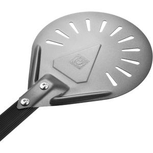 Pizza Turning Peel with Vintage Embossed Initials  Ideal for Outdoor Pizza Ovens  Perfect Pizza Turning Tool and Great Father's Day Gift and BBQ Stocking Stuffer (G)