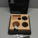 KNODOS Tamping Station 54mm for Breville Espresso Machine Accessories – Portafilter Holder with Tamper, Distributor, Dosing Funnel, WDT Tool & Puck Screen Slots