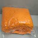 Bathroom Rugs Chenille, Extra Thick and Absorbent, Non-Slip, Machine Washable, Dry Quckily, Soft Cozy Plush, Used Under Shower Bathtub and Sink, Bath mat Sets Orange
