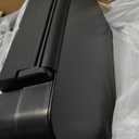 Clorox 13 Gallon Trash Can - 50L Slim Kitchen Trash Can with Step Pedal - Narrow Rectangular Black Stainless Garbage Bin with Hinged Rim and Odor Protection