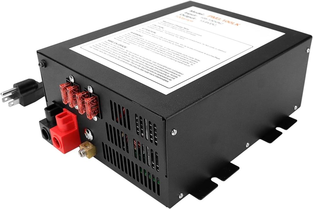 PM3-100LK Power Supply Converter Charger - 110V AC to 12V DC for RV 100 Amp - Ideal for RV, Boat & Off-Grid Systems (Same as PM4 100A)