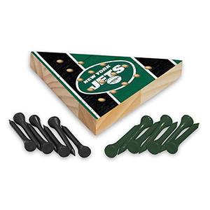 Rico Industries NFL New York Jets Peg Pyramid Game 4 x 4.5-"