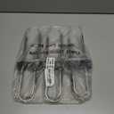 Space Saving 6 Tier Pant Hangers, Anti-Slip, Stainless Steel, 2 Pack, Black