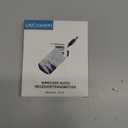 Premium Pro Bluetooth 5.4 Transmitter Receiver,Airplane Audio Adapter,Wireless Transmitter for TV/Travel Flight,Airline,Gym.Compatible with 2 AirPods/Headphones,Bluetooth Receiver for Car/Home Stereo (Black)