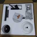 Airposta Waterproof Outdoor Ceiling Fan with Lights Remote Control, Wet Rated Gazebo Fan with 3 Color Temperatures&Dimmable LED Light, Boho Rattan Plug in Ceiling Fan for Indoor Bedroom/Outdoor Patios (Brown)