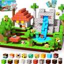 Magnetic Blocks - 150 PCS Build Magnetic Windmill Falls Homes - Magnetics Toys for Montessori Toddler Christmas Birthday Gifts - STEM Sensory Toys for 3-10 Year Old Boys & Girls