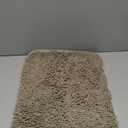 H.VERSAILTEX Bath Mats for Bathroom Non Slip Thick Chenille Striped Bath Rug Absorbent Fluffy Soft Shaggy Rugs Washable Dry Fast Plush Mats for Indoor, Bath Room, Tub - 20" x 32", Fog