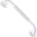 12 Inch Oil Rubbed White Shower Grab Bar w/Anti Slip Grip, ZUEXT Stainless Steel Bath Grab Bar,Bathroom Balance Bar, Wall Mount Safety Handrail Support, Handicap Injury Elderly Senior Assist Handle