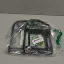 Rough Enough Clear Makeup Toiletry Bag Cosmetic Organizer Large Medicine Pouch with Zipper for Women Travel Accessories Essentials Pouch Toiletries Airport (Camo Piping)