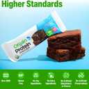 Orgain Organic Vegan Protein Bars, Chocolate Brownie - 10g Plant Based Protein, Low Calorie Healthy Snacks, No Lactose or Soy Ingredients, Gluten Free, Non-GMO - 1.41 Oz (Pack of 12) (EXP 12/10/26)