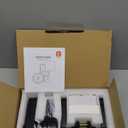 Smart Door Lock with Keypad, Black, Remote Unlock, Keyless Entry, Includes 2 RFID Cards and Lever Handles